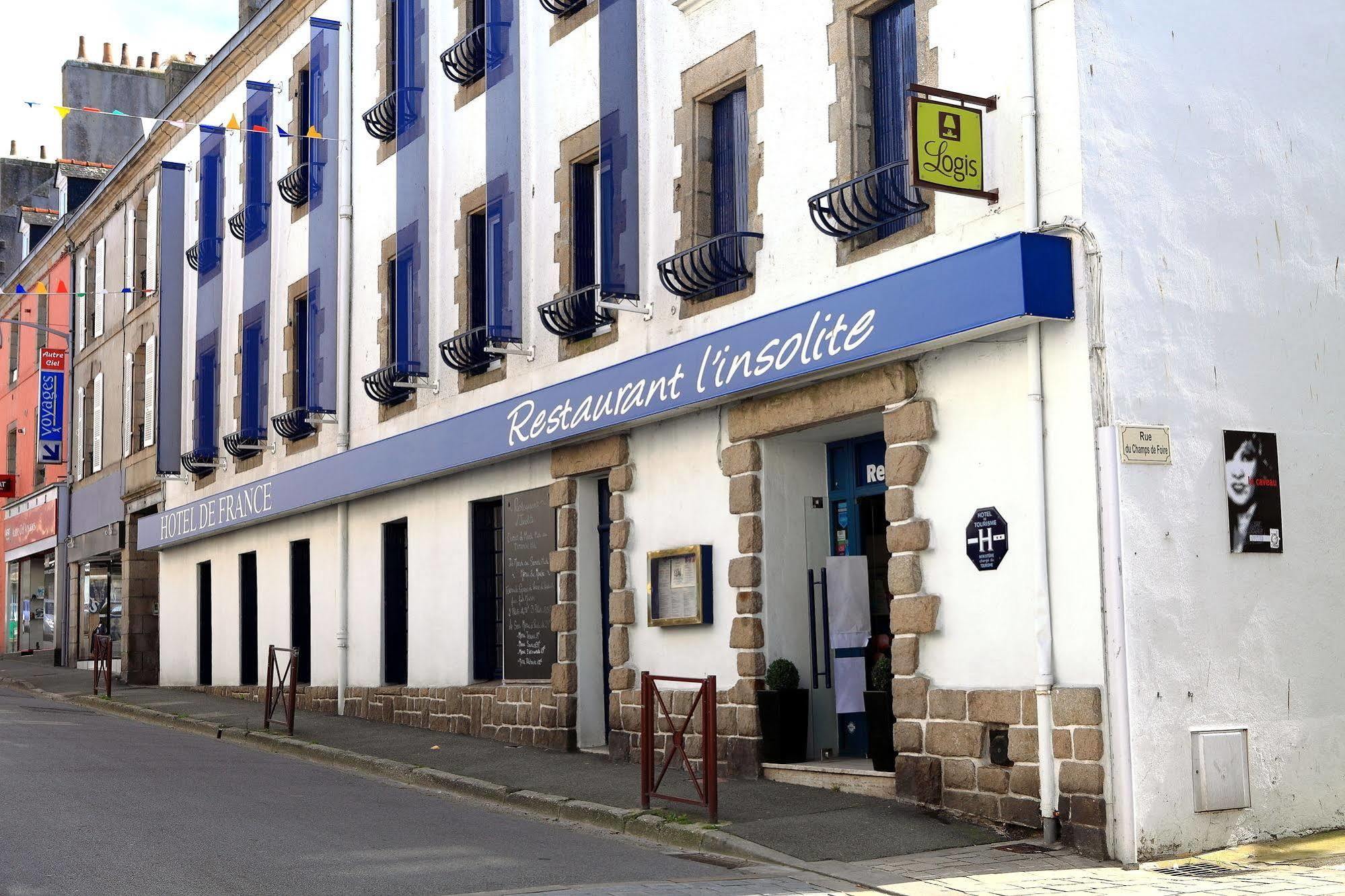 Hotel De France - Restaurant L'Insolite Douarnenez Exteriér fotografie